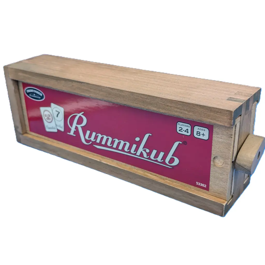 Rummikub (Retro Wooden Box 4-Player)